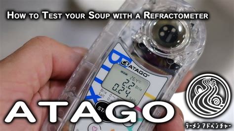 refractometer for ramen|How to Test Your Ramen with an ATAGO Refractometer.